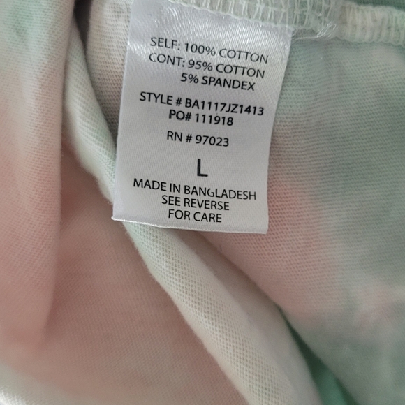 Rebellious One Pastel Butterfly Floral Tee - Picture 9 of 9